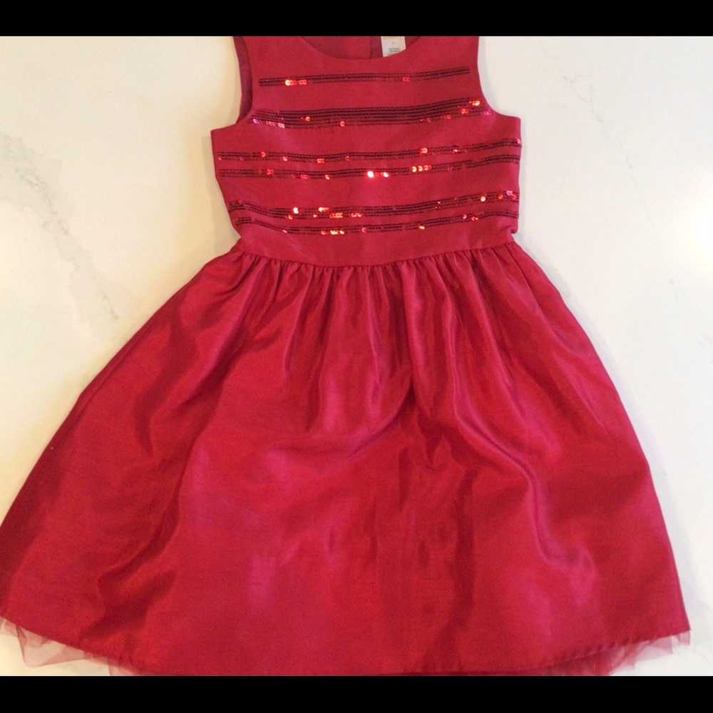 Gymboree Red Dress With Sequins